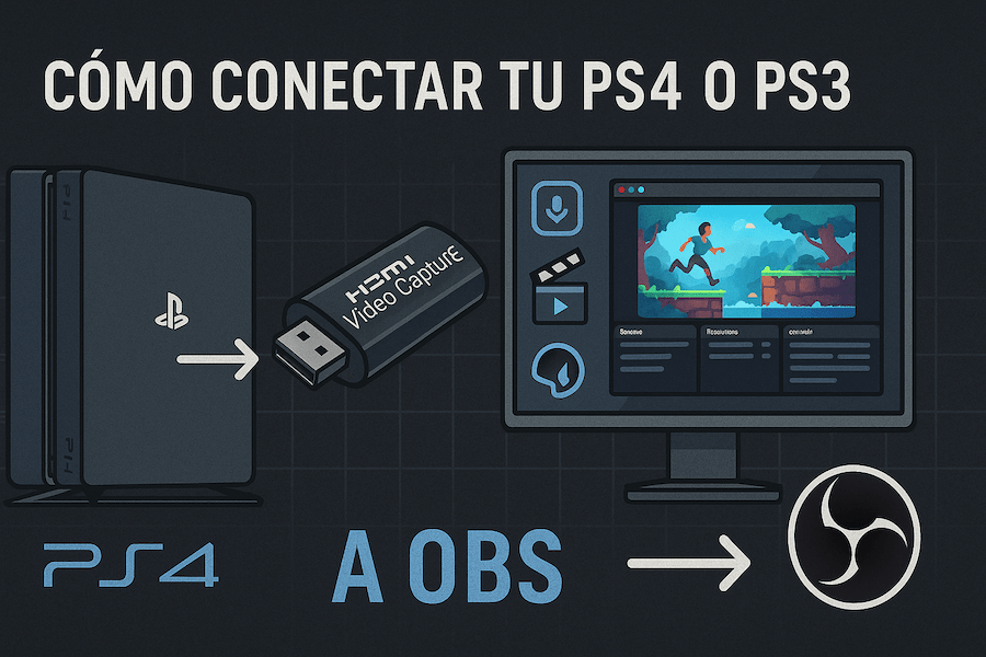 Cómo conectar tu PS3 o PS4 a tu PC con una capturadora HDMI y OBS (sin volverte loco)